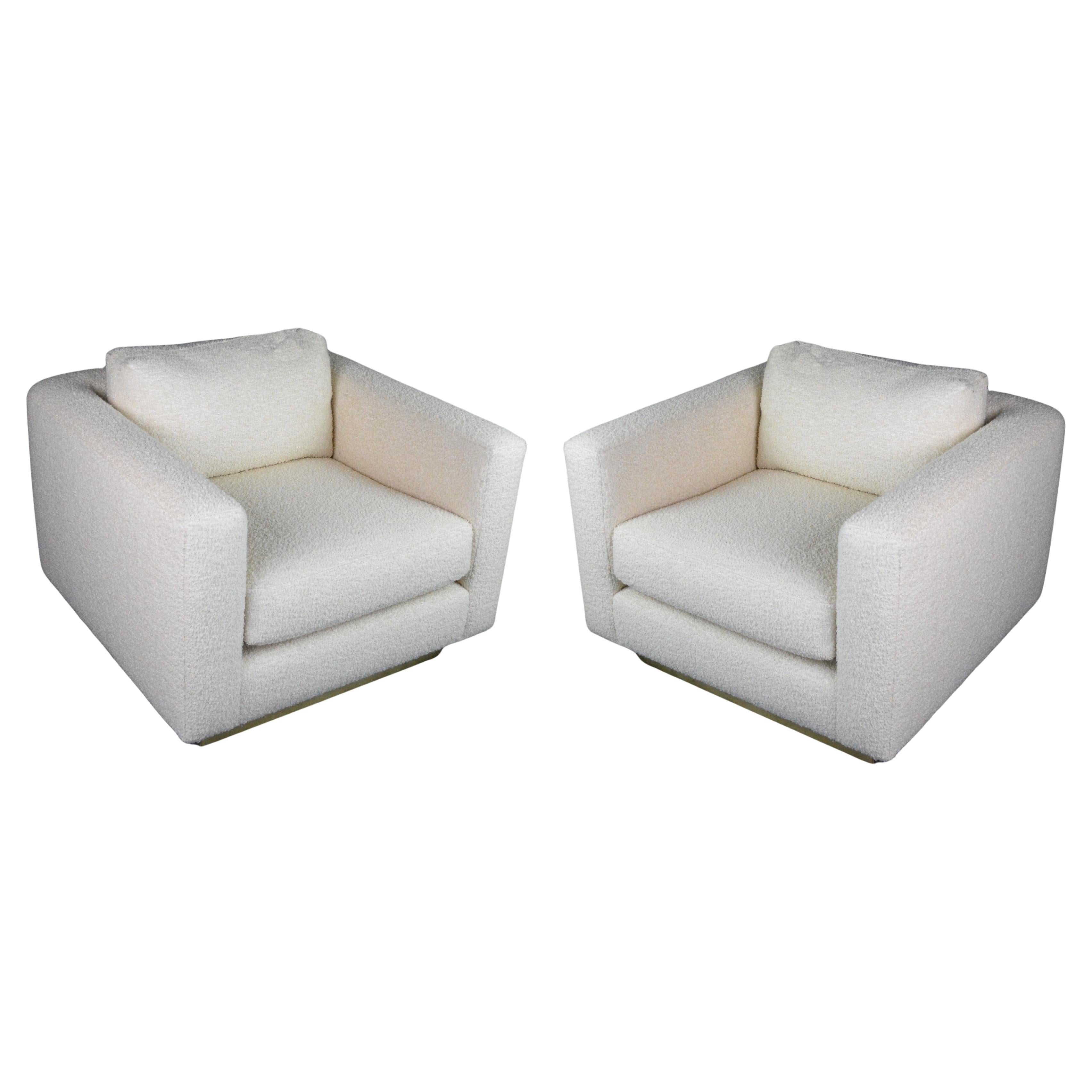 1980s Cube Lounge Chairs