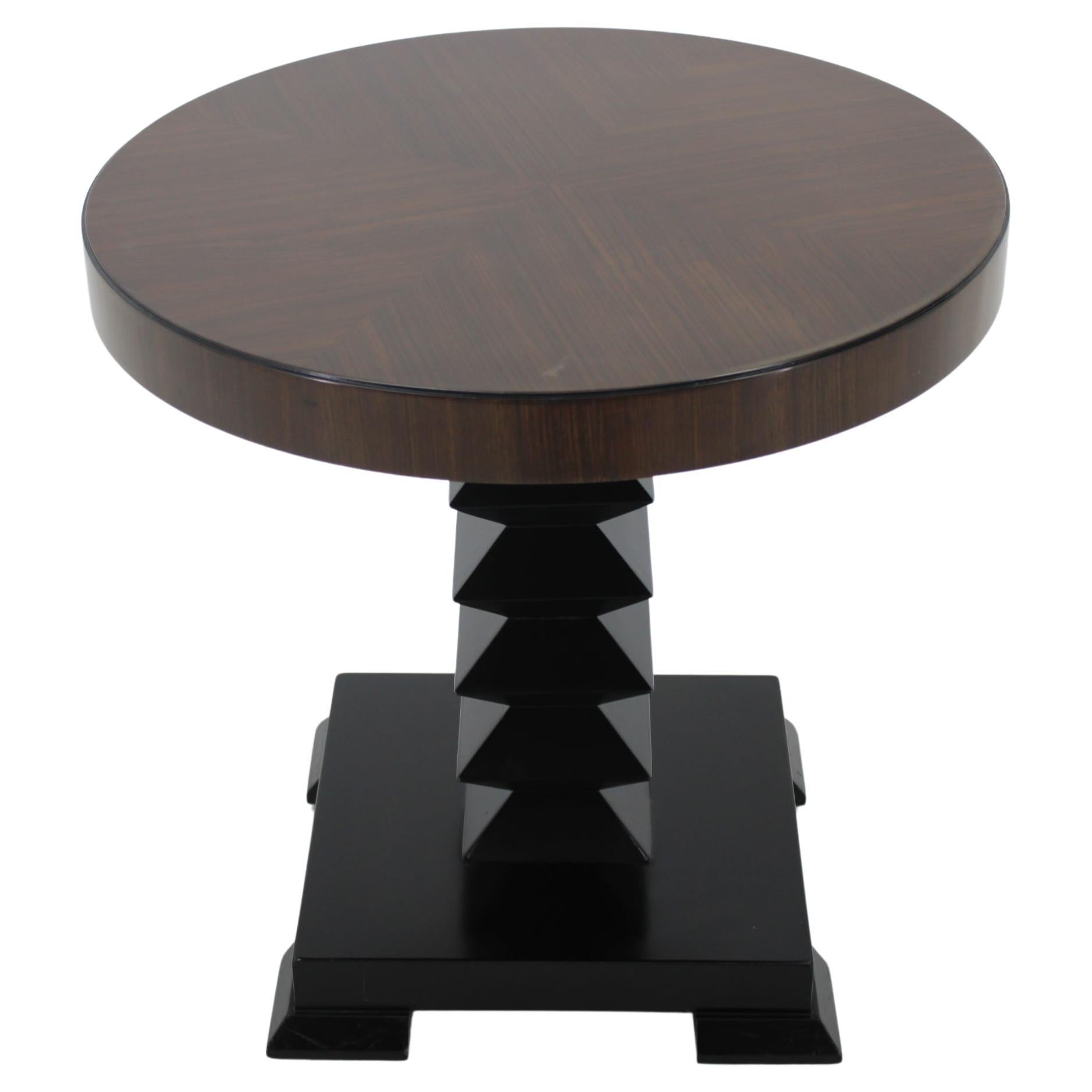 1980s Cubistic Shaped Round Coffee Table, 10 items available For Sale