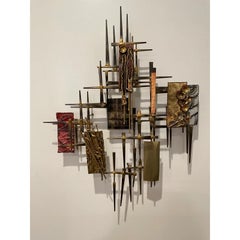 1980s Curtis Jere Brutalist Nail Sculpture