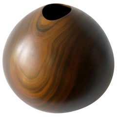 1980s Dan Kvitka Hand Turned Vera Wood Vase