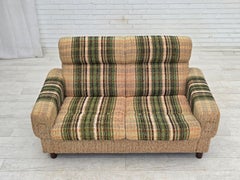 1980s, Danish 2-seater sofa by Nisbo Horsens, furniture wool.