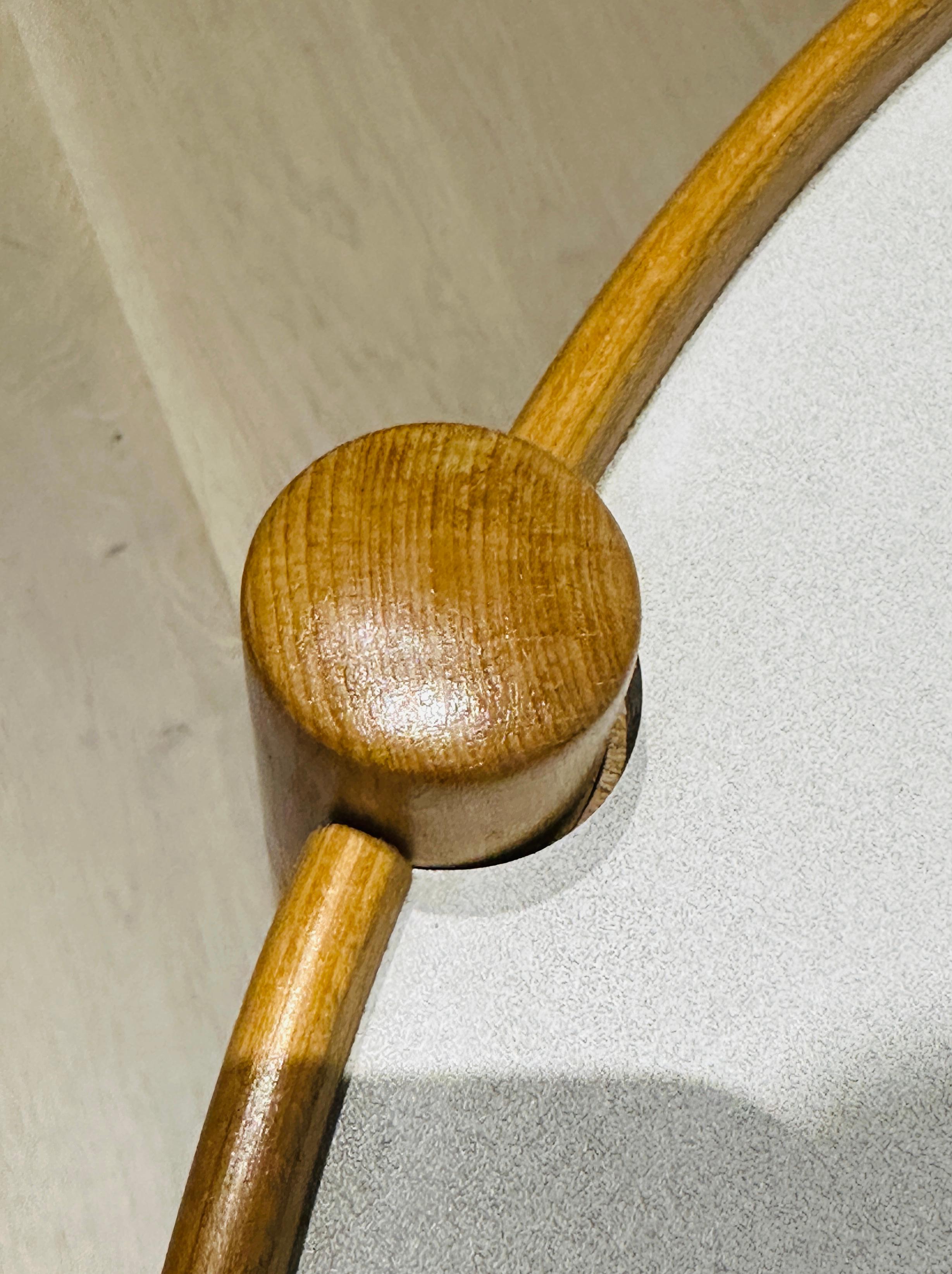 Tavolino per carrello portabevande danese degli anni '80 in beeche biondo stile Alvar Aalto in vendita 7