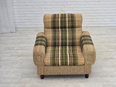 1980s, Danish club chair by Nisbo Horsens, furniture wool.