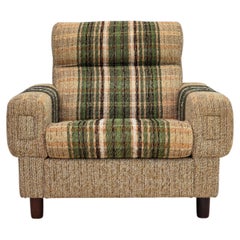 1980s, Danish club chair by Nisbo Horsens, furniture wool.