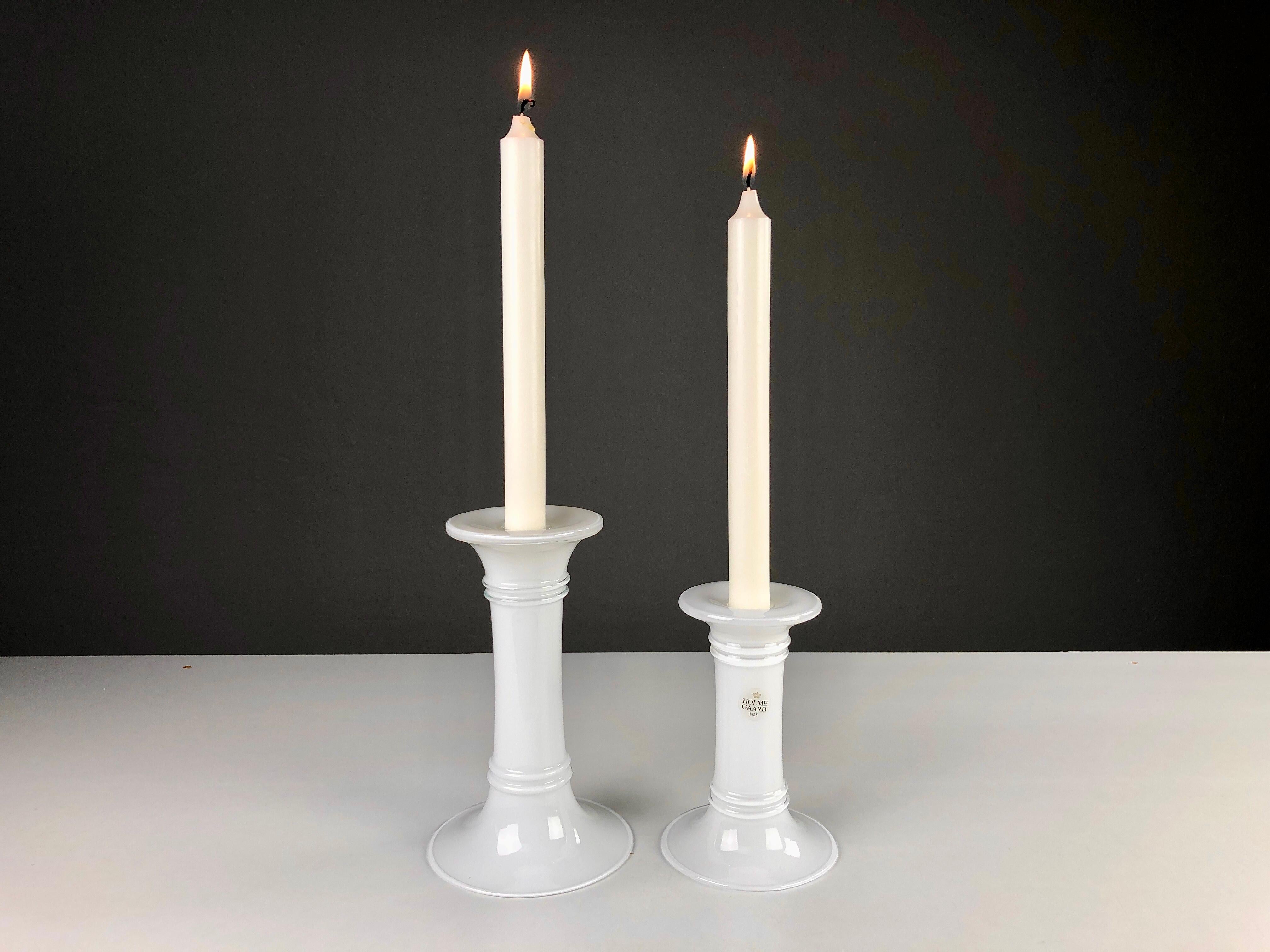 1980s Danish Combined Glass Vases - Candlesticks by Michael Bang for Holmegaard For Sale 1