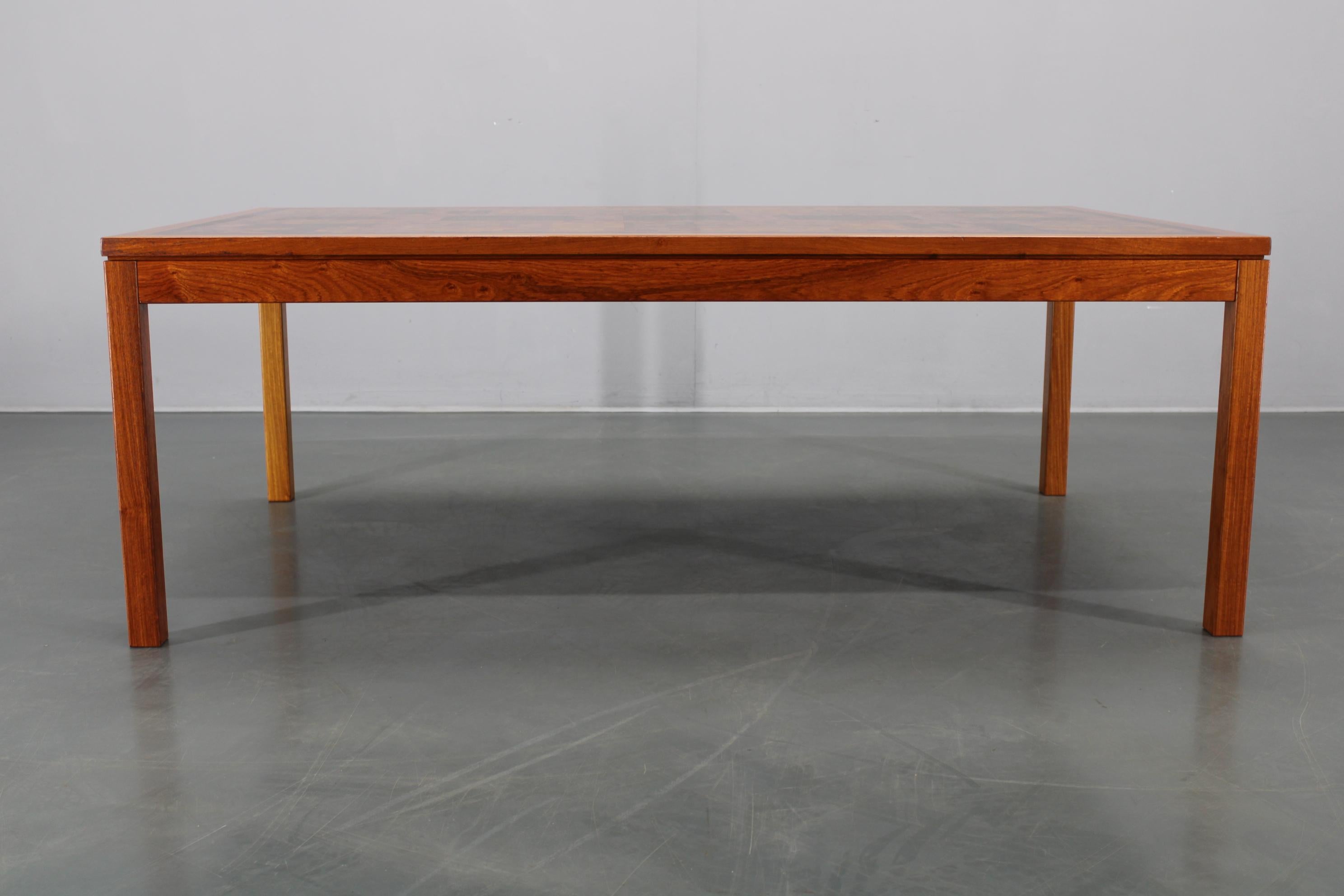 1980s Danish End-Grain Mosaic Coffee Table by Middelboe & Linduma for Tranekaer For Sale 8