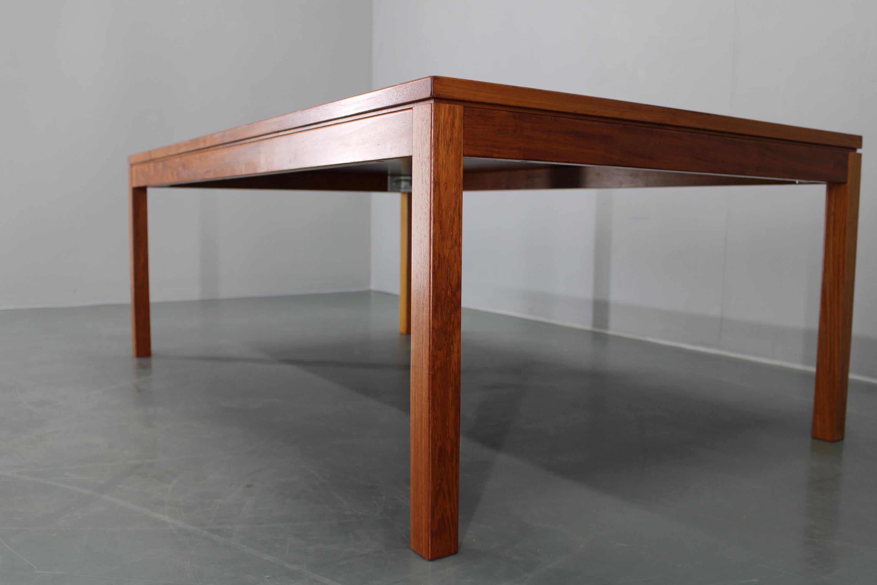 1980s Danish End-Grain Mosaic Coffee Table by Middelboe & Linduma for Tranekaer In Good Condition For Sale In Praha, CZ