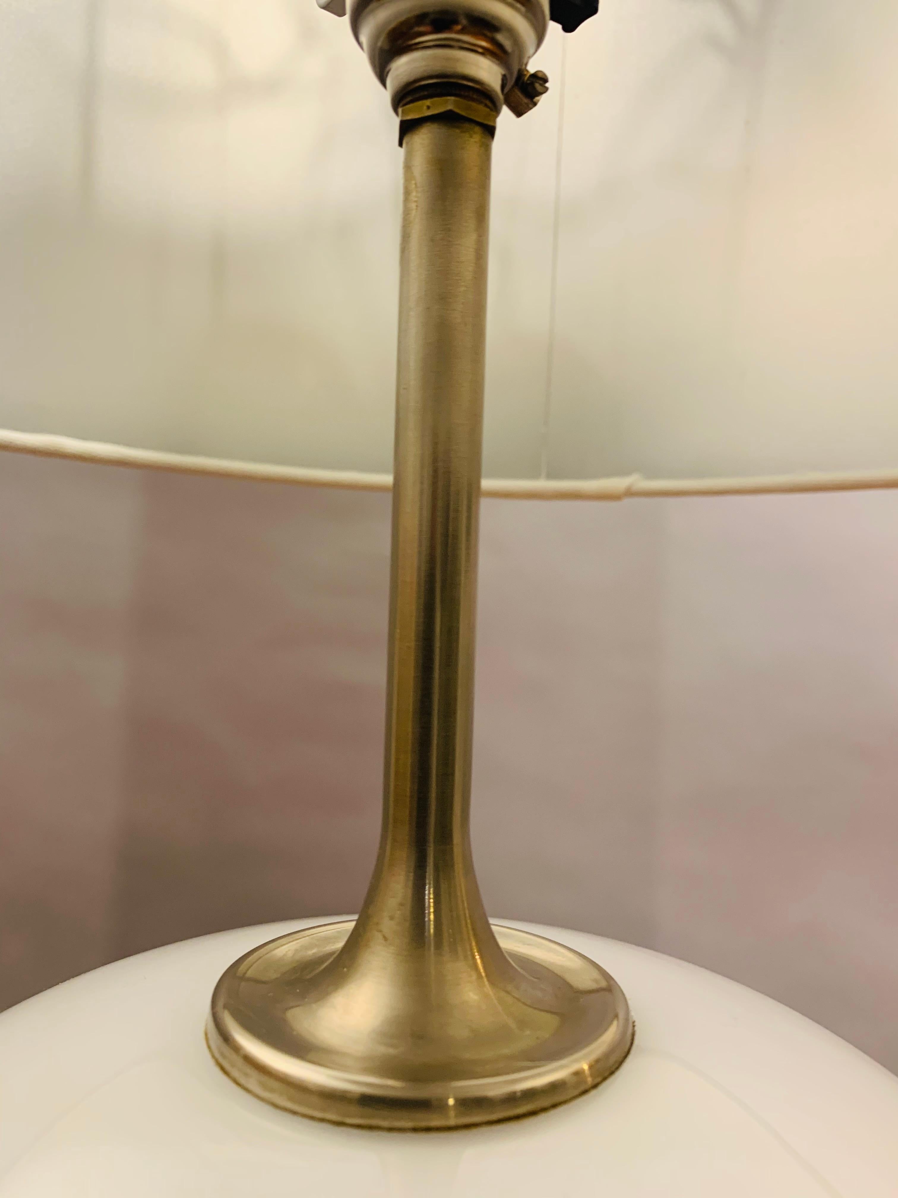 1980s Danish Holmegaard 'Sakura' Oplaine Glass Table Lamp by Michael Bang 11