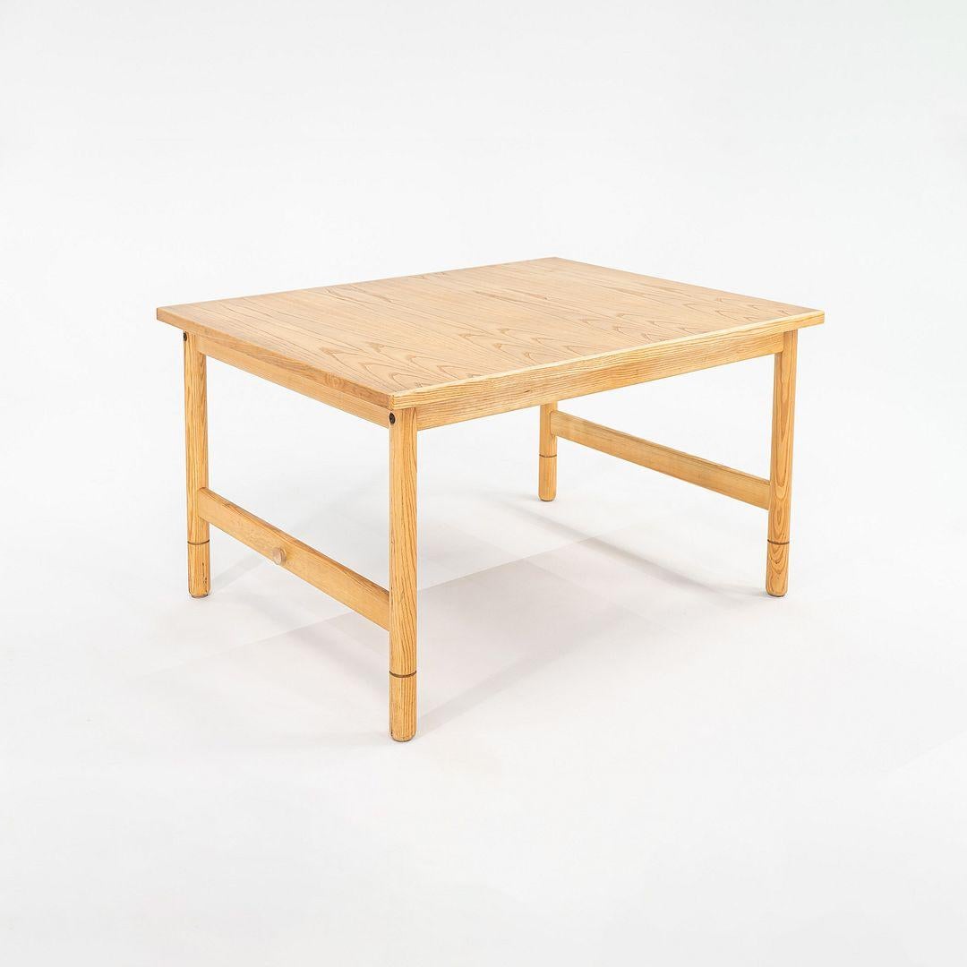 1980er Jahre Dänischer Moderner Eichen-Schreibtisch / Esstisch 40 x 50 x 28,5 Zoll im Angebot 1