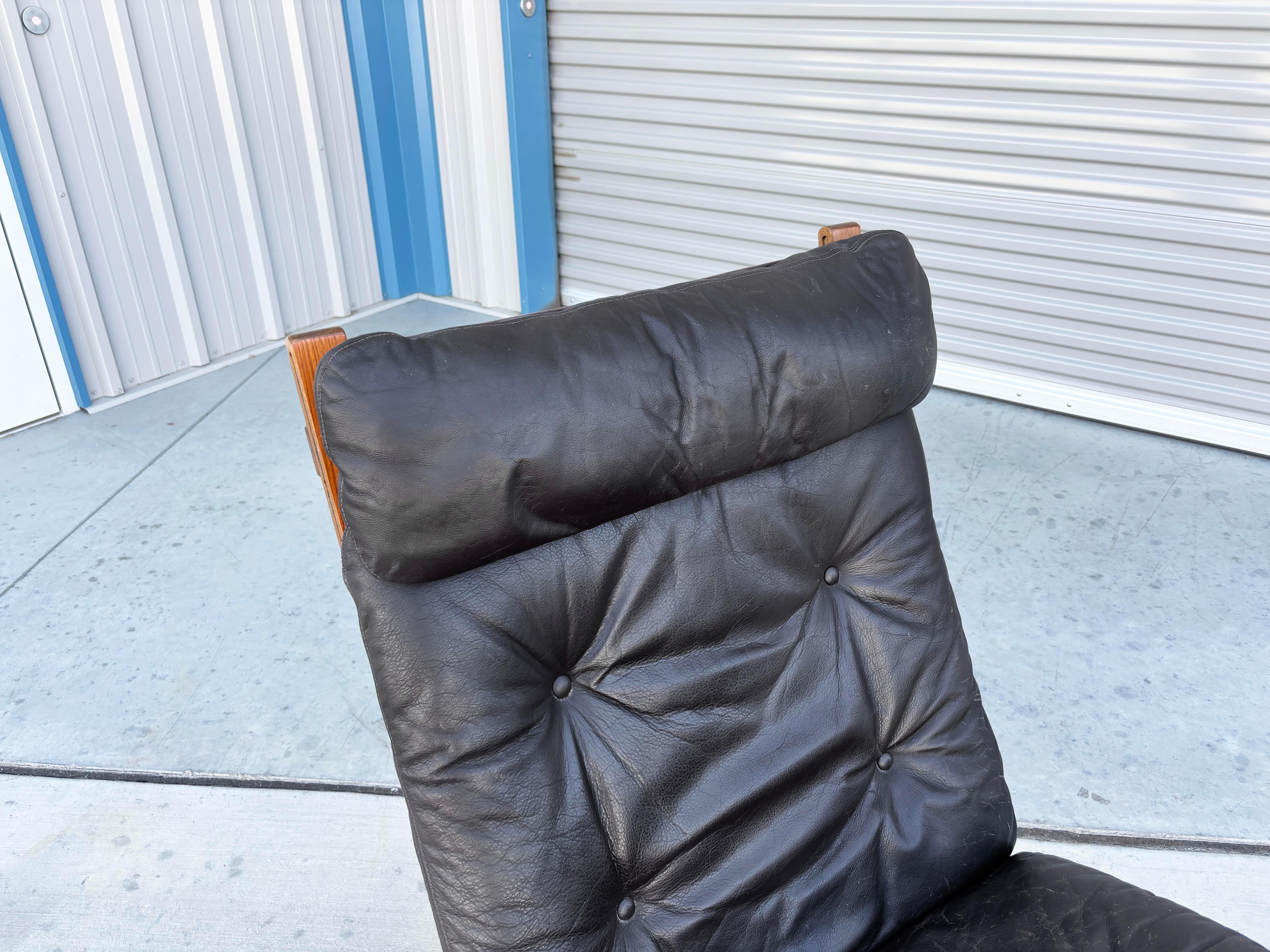 Bois cintré Ensemble chaise longue et pouf 
