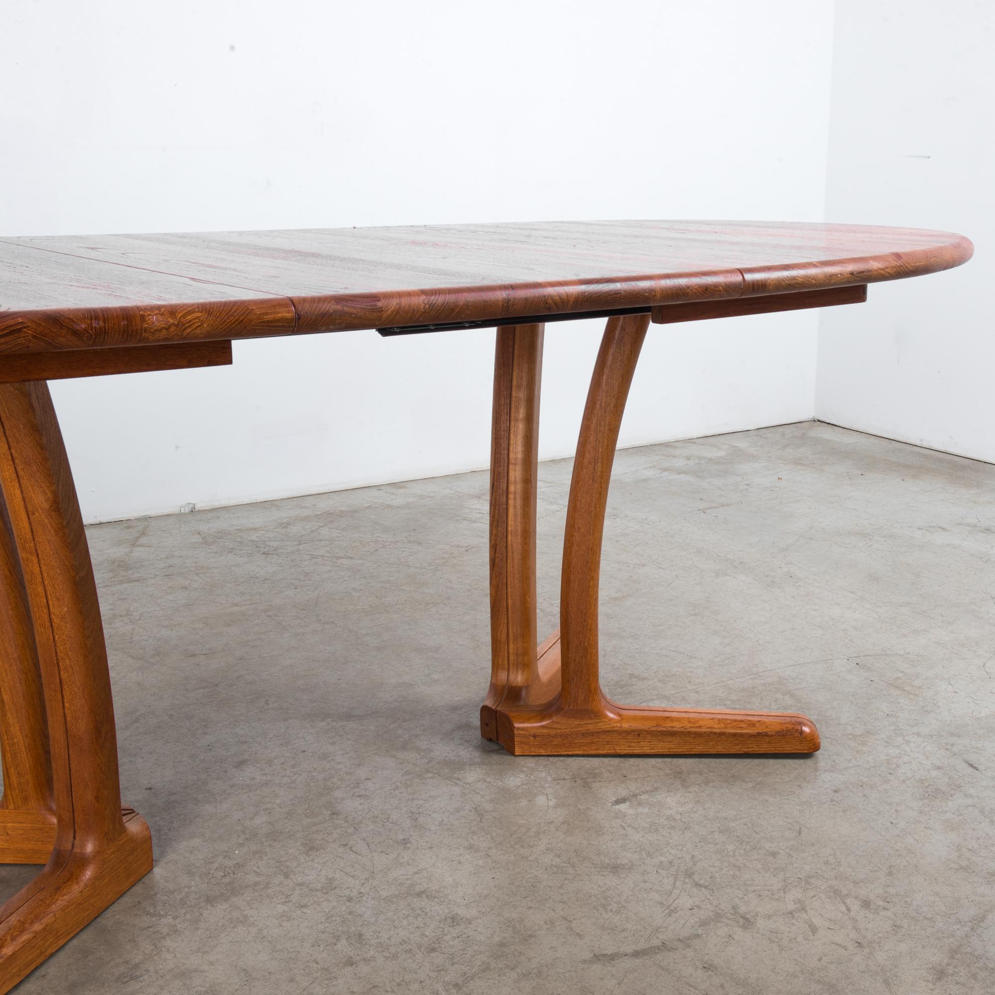 1980s Danish Teak Folding Dining Table 8
