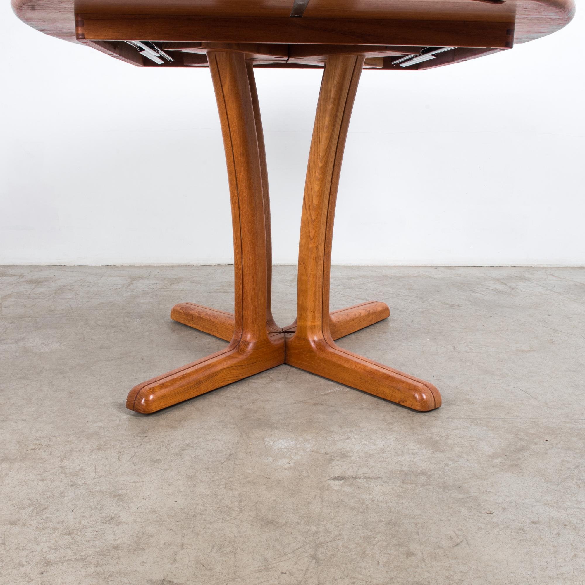 Late 20th Century 1980s Danish Teak Folding Dining Table