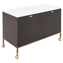1980s Davis Allen for Stow Davis 2-Position Credenza, Cabinet in Wood