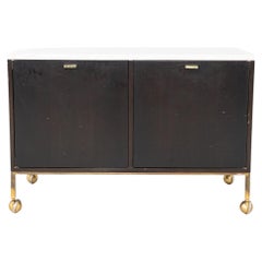 1980s Davis Allen for Stow Davis 2-Position Credenza, Cabinet in Wood