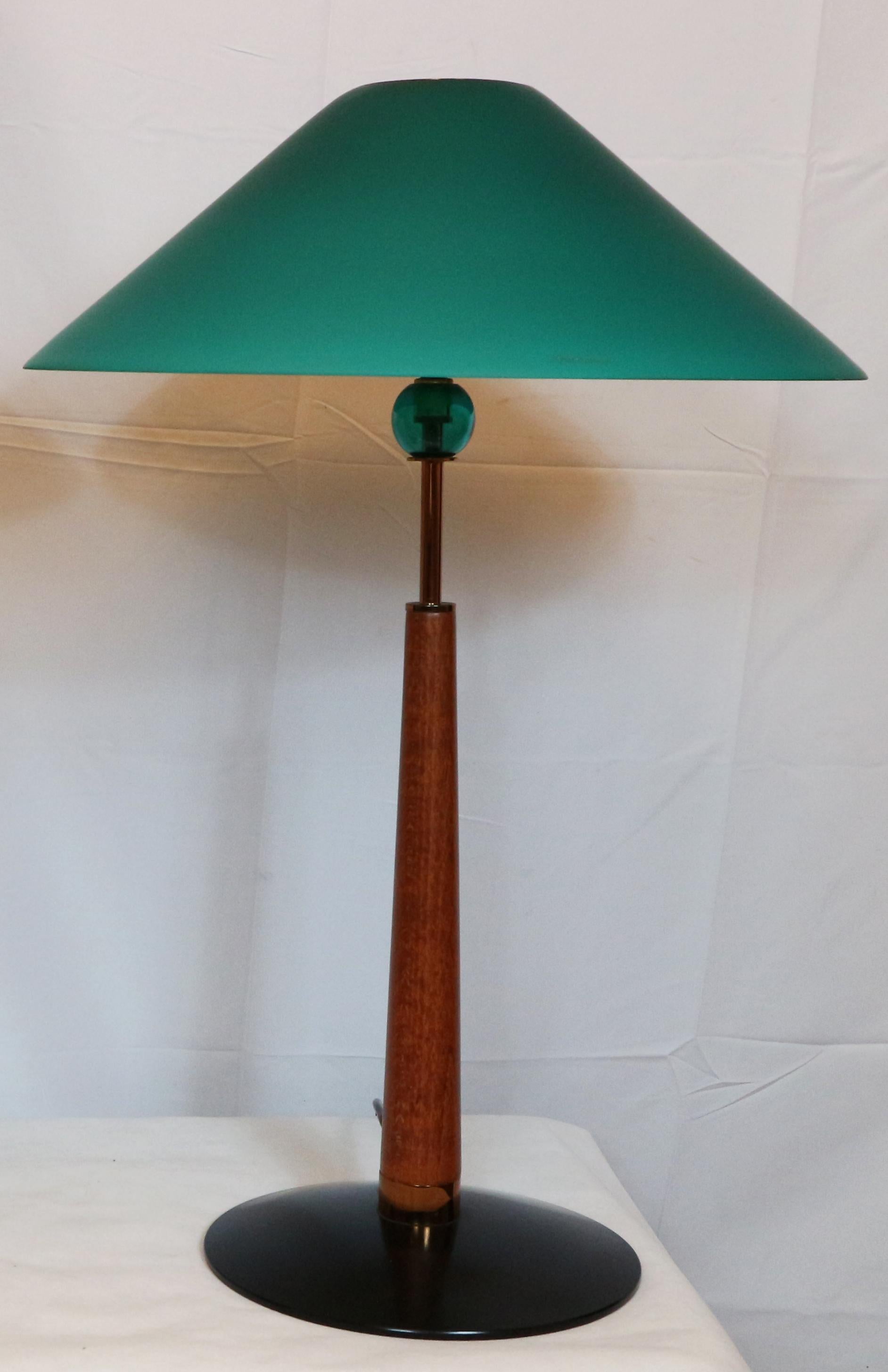 1980s De Majo Italian Murano Pair of Table Lamps (Italienisch) im Angebot