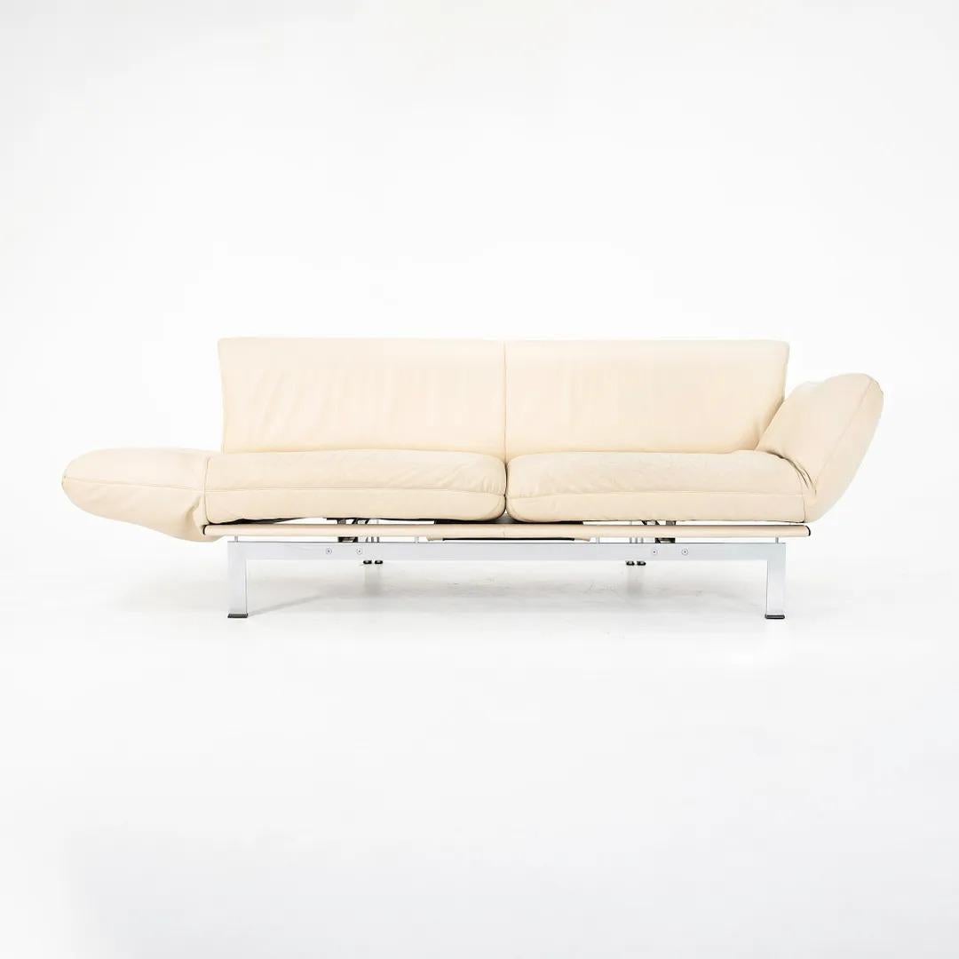 Modern 1980s de Sede DS140 Adjustable Sofa by Reto Frigg in White Leather For Sale