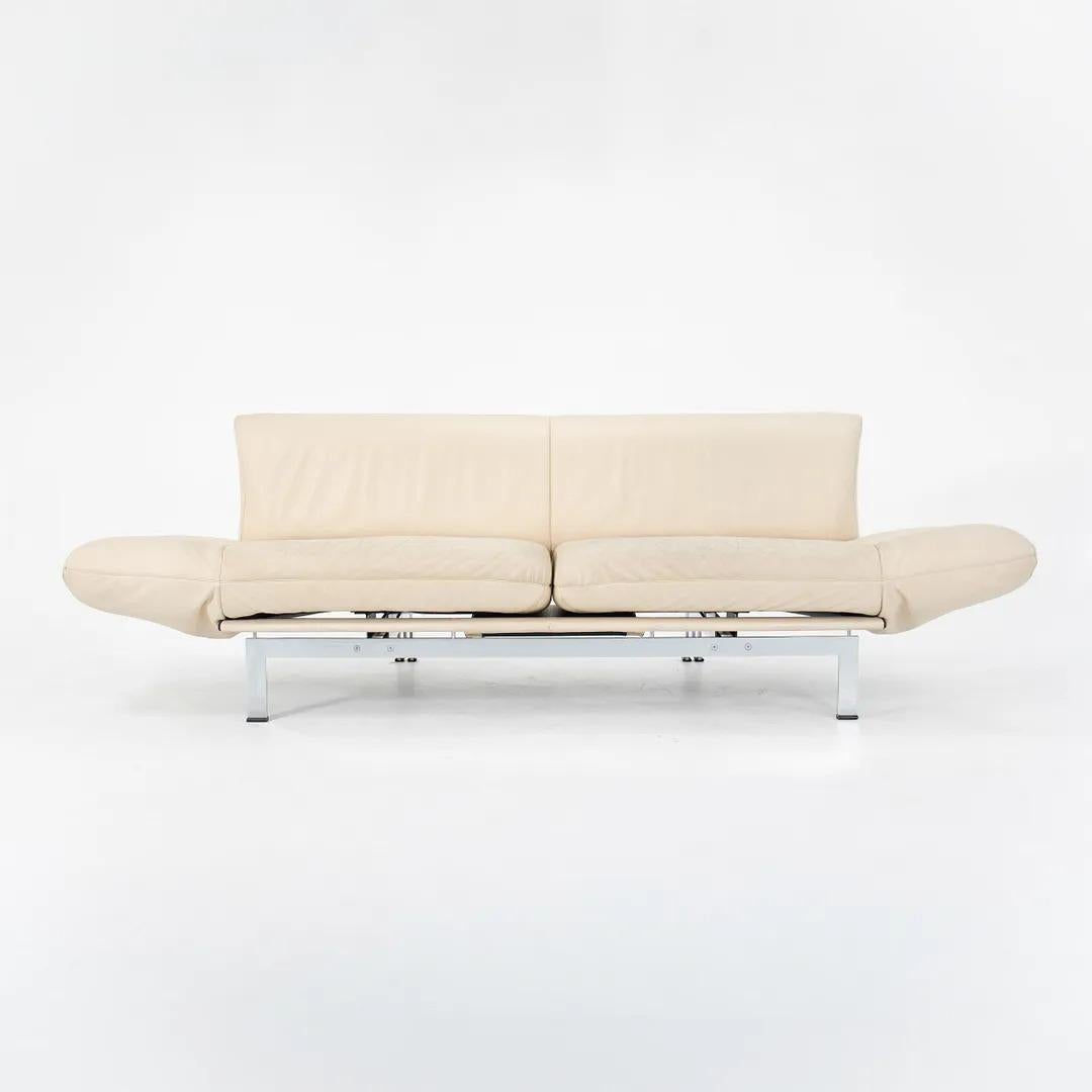 Late 20th Century 1980s de Sede DS140 Adjustable Sofa by Reto Frigg in White Leather For Sale