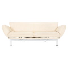 1980s de Sede DS140 Adjustable Sofa by Reto Frigg in White Leather