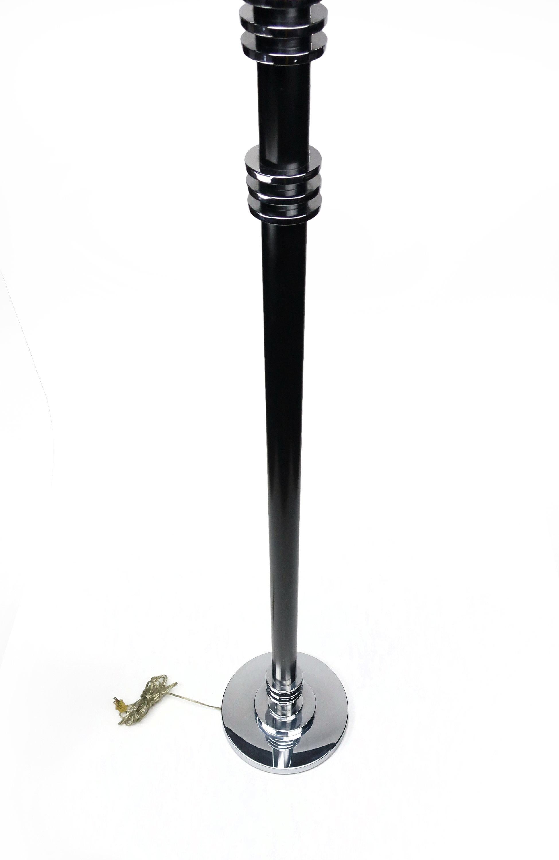 Post-Modern 1980s Deco Floor Lamp by Jay Spectre for Paul Hanson For Sale