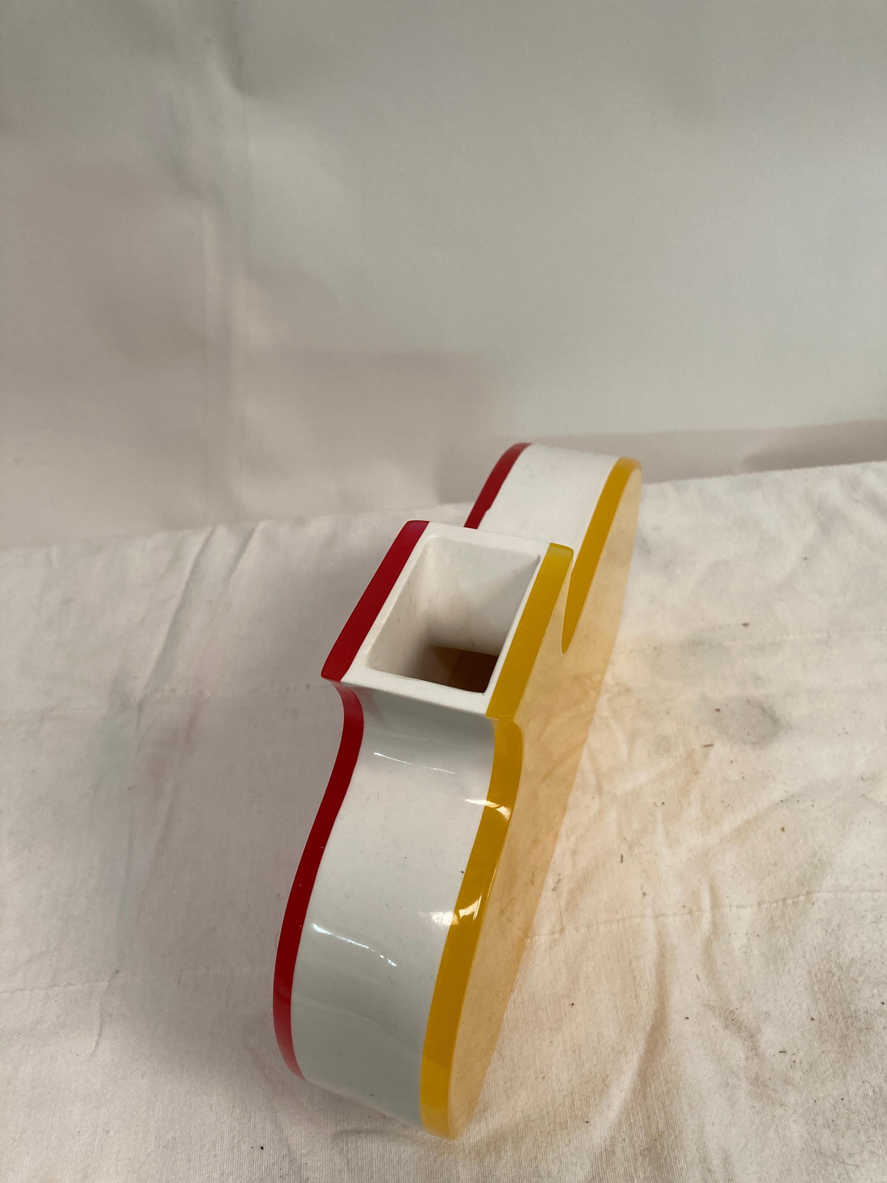 Late 20th Century 1980's decorative design vase For Sale