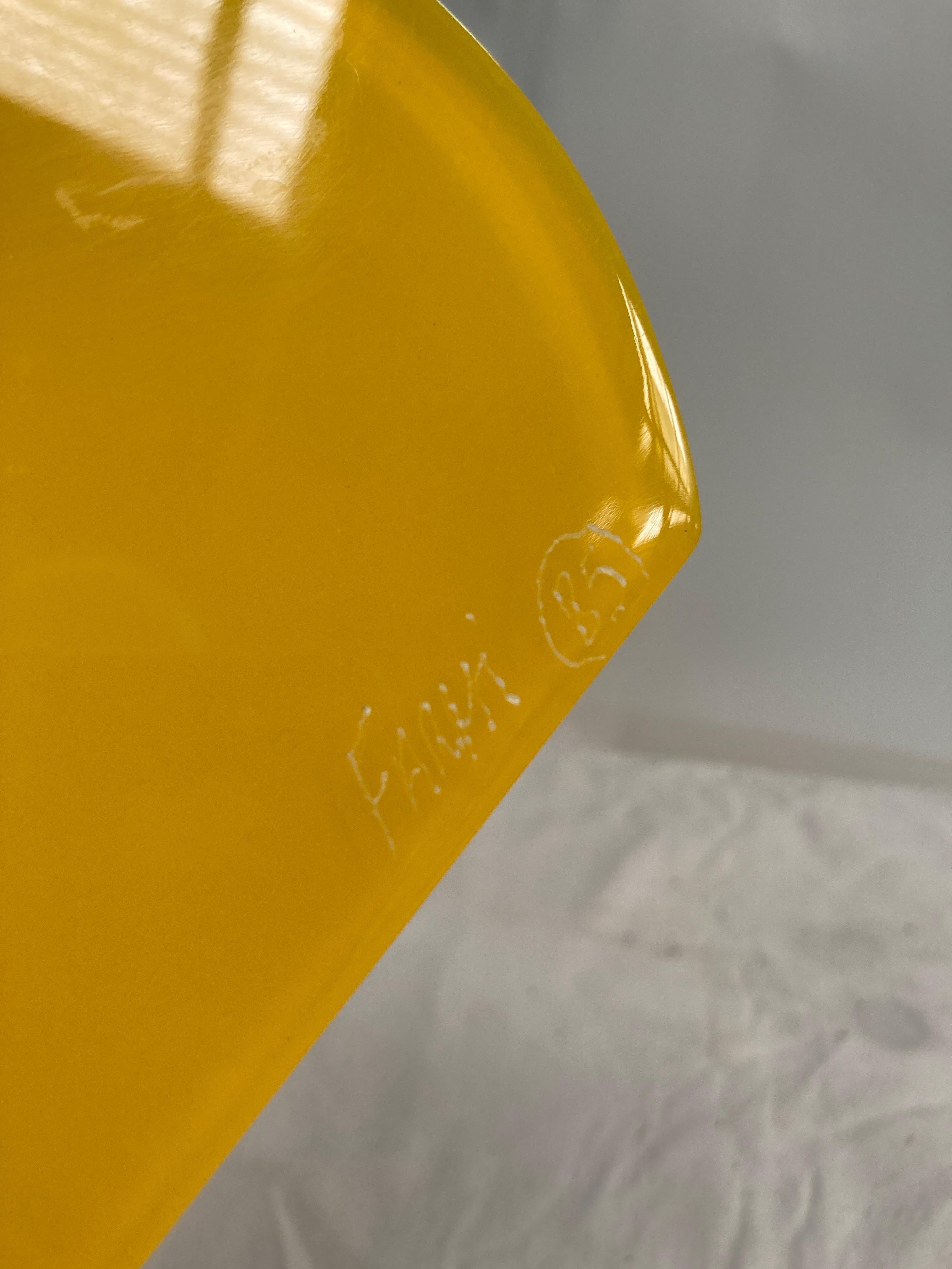 Resin 1980's decorative design vase For Sale