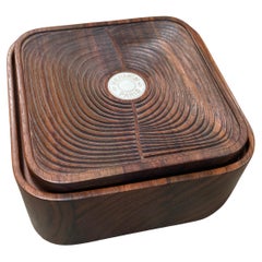 1980s Decorative Hermes Wood Box