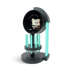 Reloj de sobremesa o de chimenea de los años 80 de Hermle