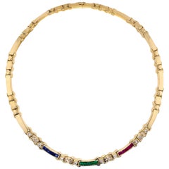 Emerald Choker Necklaces