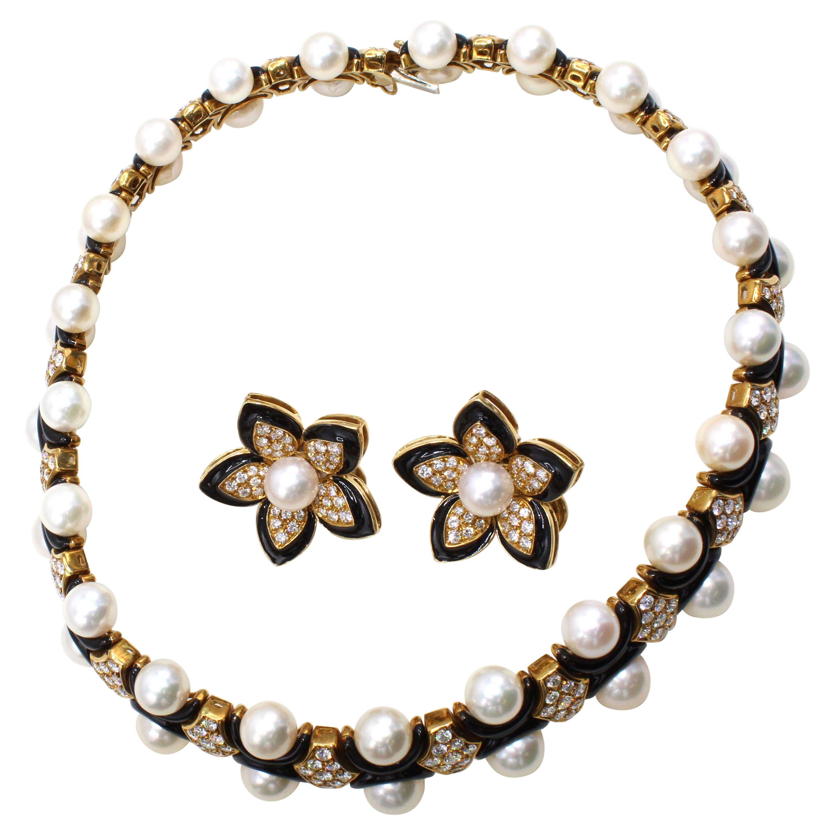 Bulgari pearl choker clearance