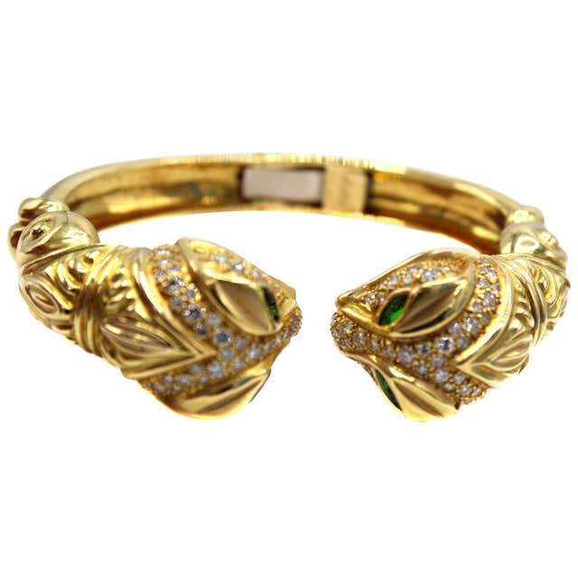 Diamond, Gold and Antique Bangles - 4,086 For Sale at 1stdibs - Page 21