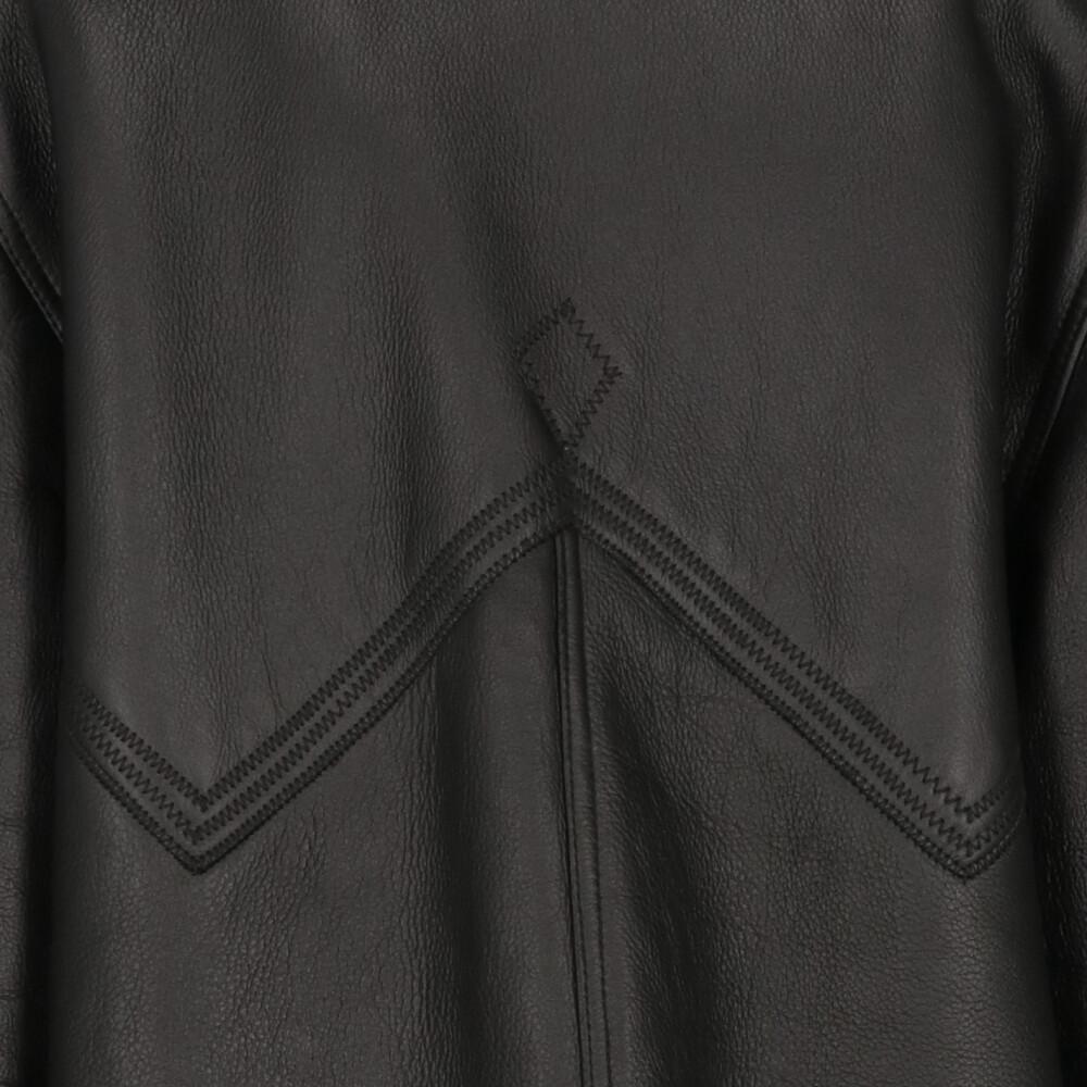 1980s Dibi vintage black sheepskin jacket with black fur interior In Excellent Condition In Lugo (RA), IT