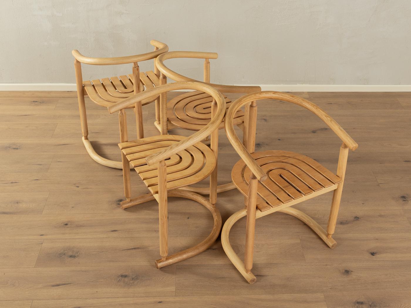 Late 20th Century  1980s Dining chairs, Allmilmö  For Sale