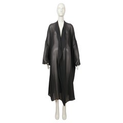 1980's DOLCE & GABBANA sheer silk duster coat