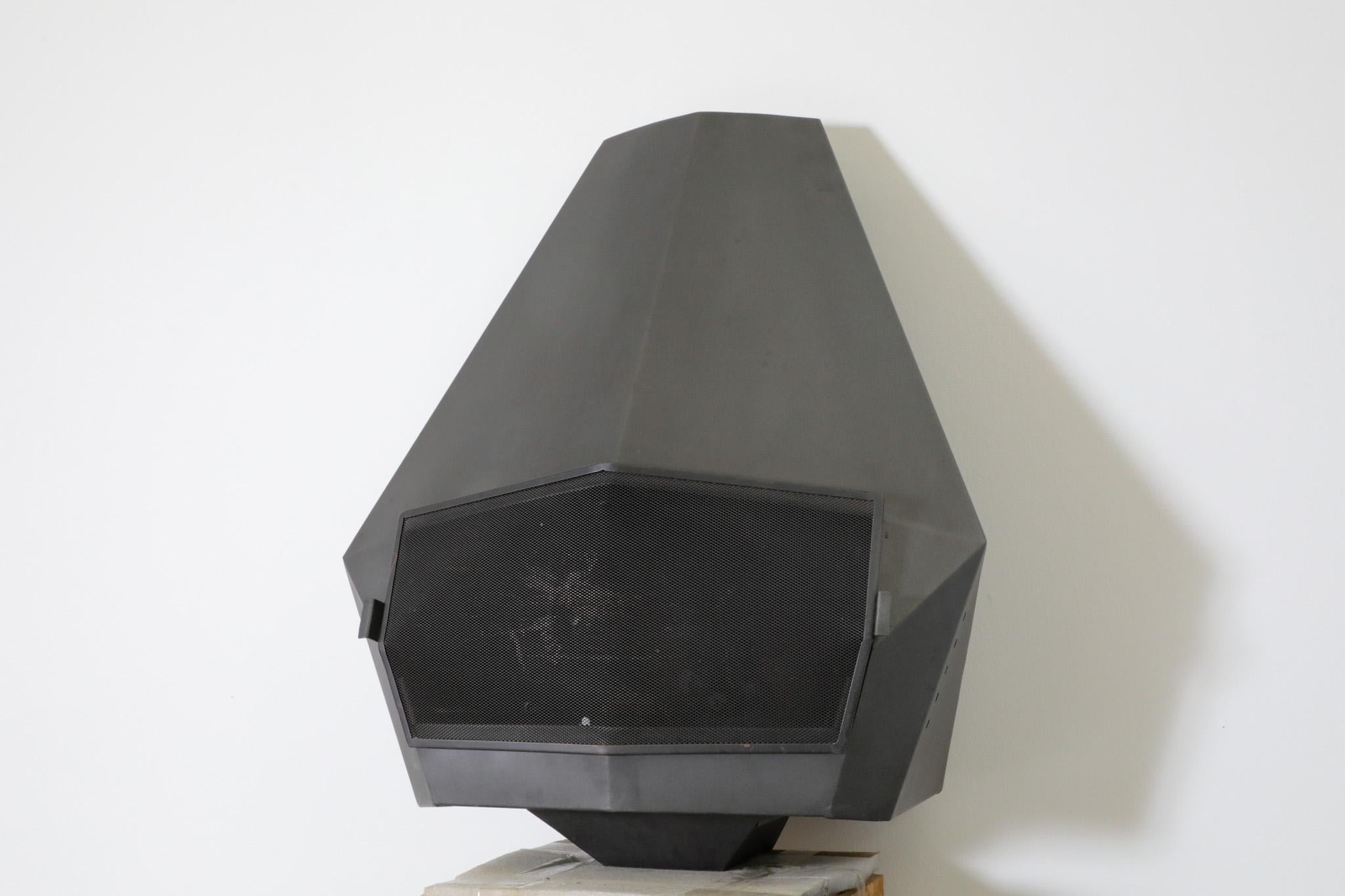 Canadian 1980's Don-Bar Wall Mounted Fireplace Model 5005 For Sale