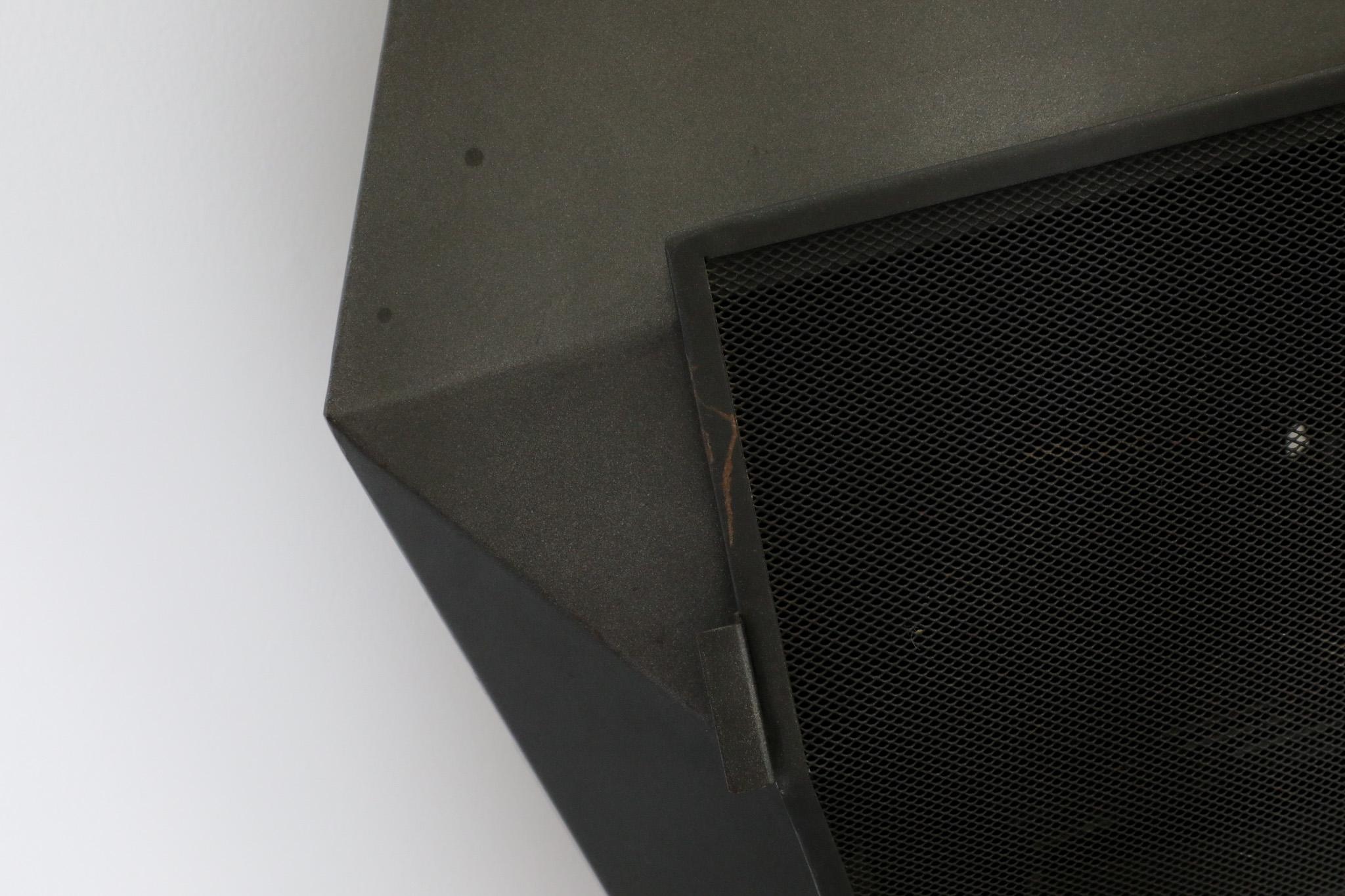 Steel 1980's Don-Bar Wall Mounted Fireplace Model 5005 For Sale