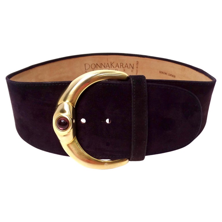 Donna Karen - VTG 80s suede purple belt Purple Suede Belt - Gem main image 2