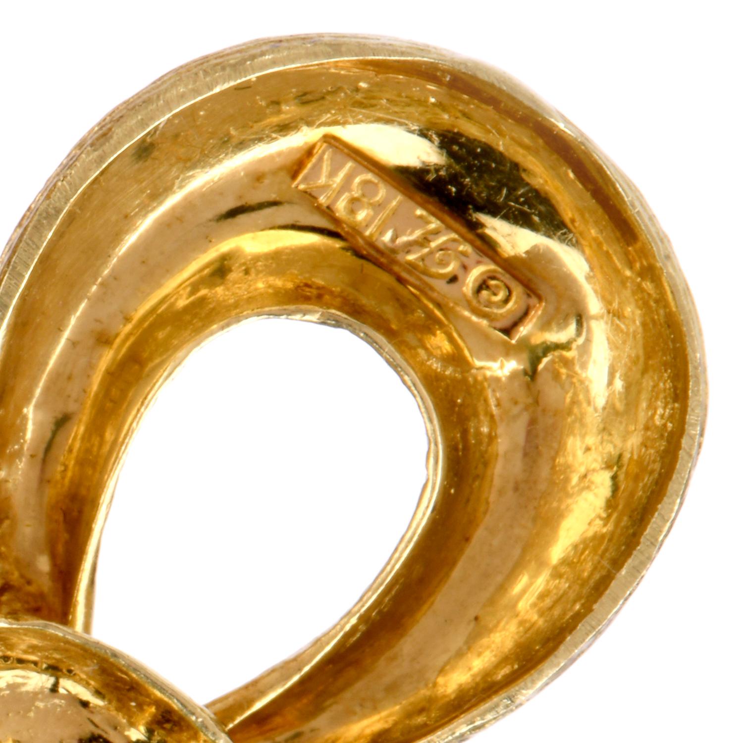 70s earrings gold