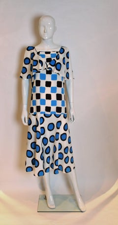 1980s dress by Christina Strambolia