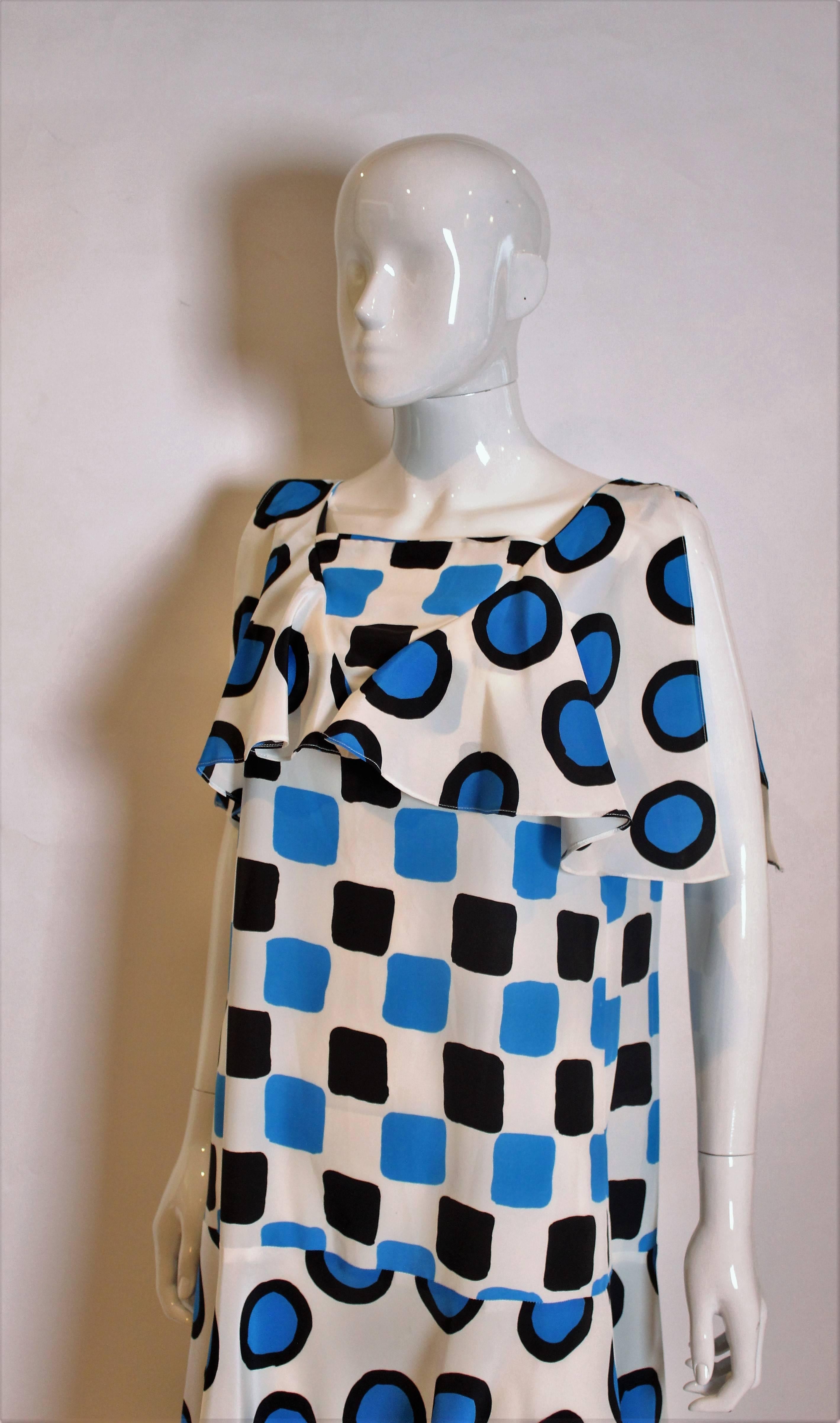 Women's 1980s dress by Christina Strambolia For Sale