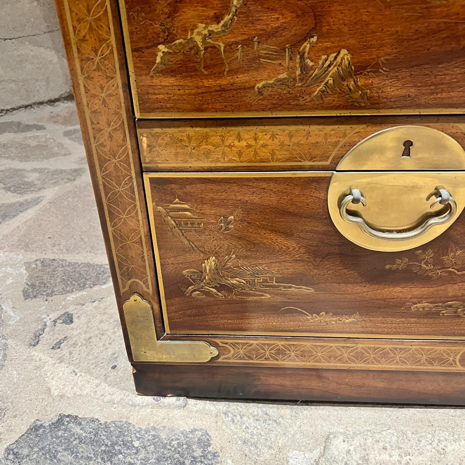 Cassettiera anni '80 Drexel Et Cetera Collection Chinoiserie in vendita 9