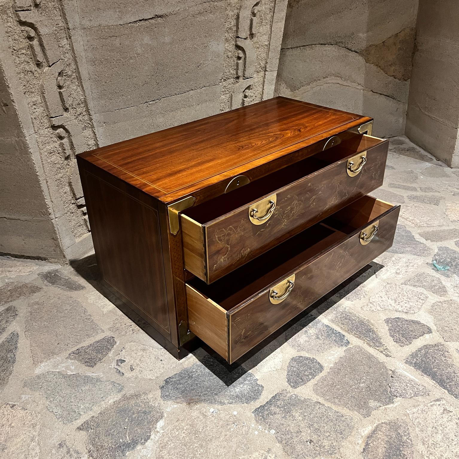 Cassettiera anni '80 Drexel Et Cetera Collection Chinoiserie in vendita 11