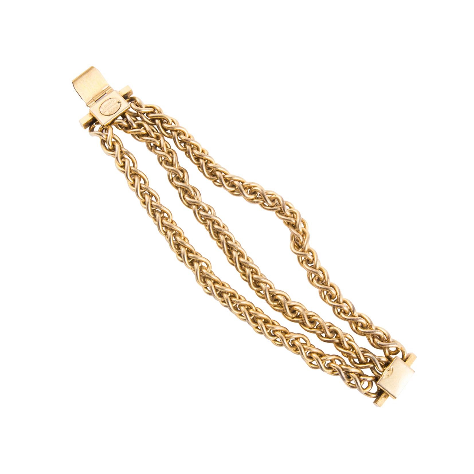 1980s Edouard Rambaud Chain Bracelet