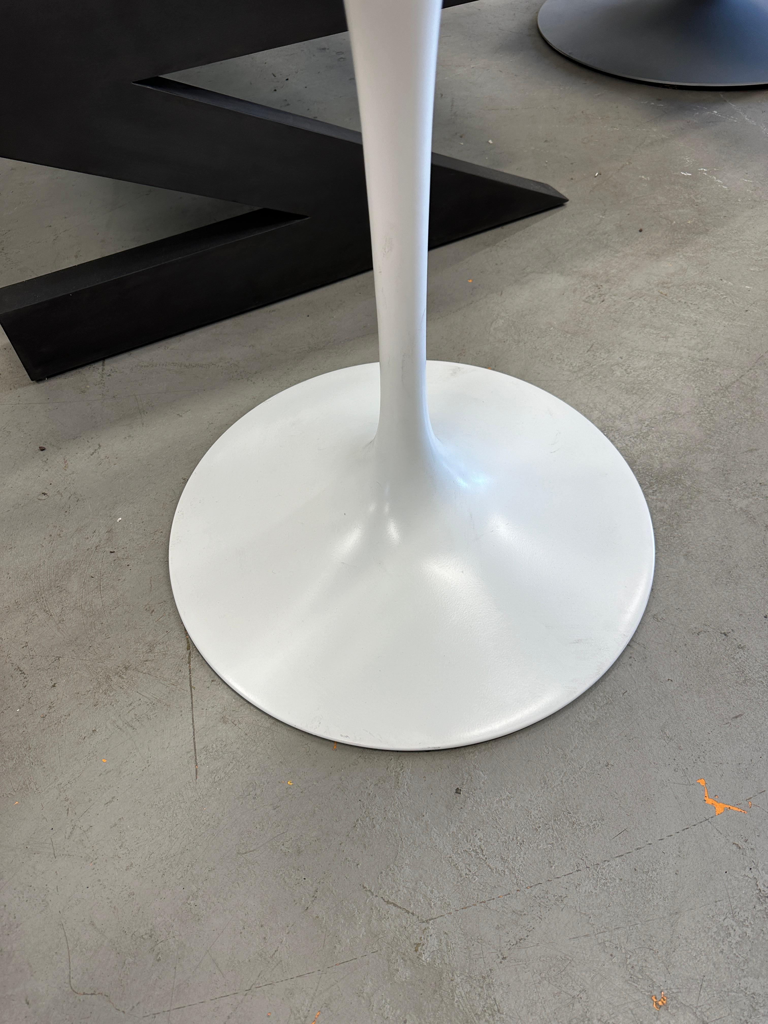 American 1980’s Eero Saarinen for Knoll Tulip Table with Marble Top