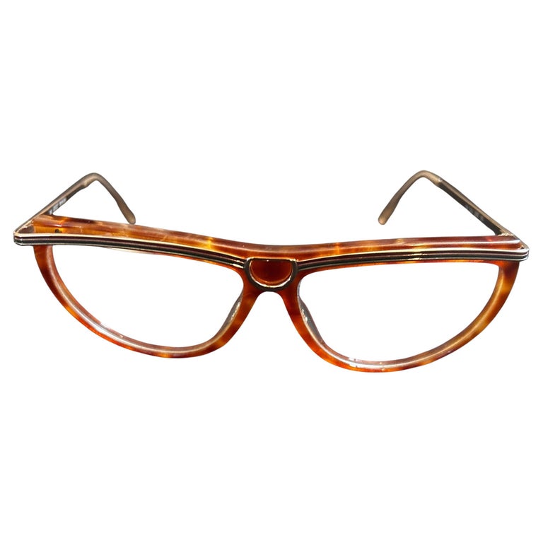 1980s Elegant Vintage Fake Tortoiseshell Gucci Sunglasses  display picture 1