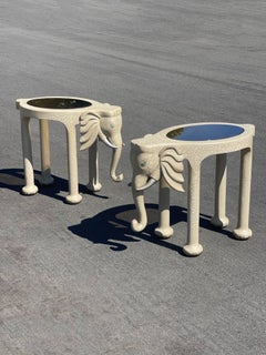 1980s Elephant Side Tables By Marge Carson