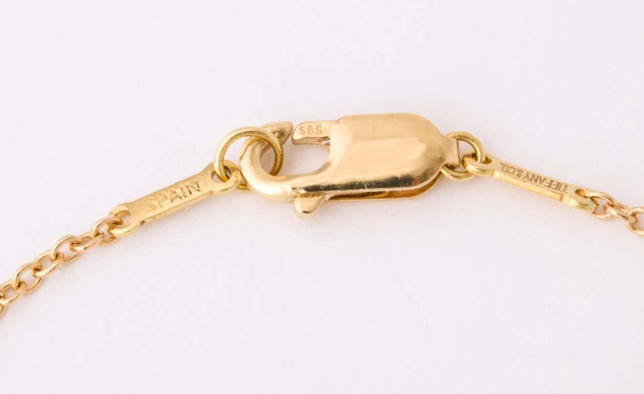 1980er Jahre Elsa Peretti für Tiffany & Co. Gold Seestern Halskette und Ohrringe 3