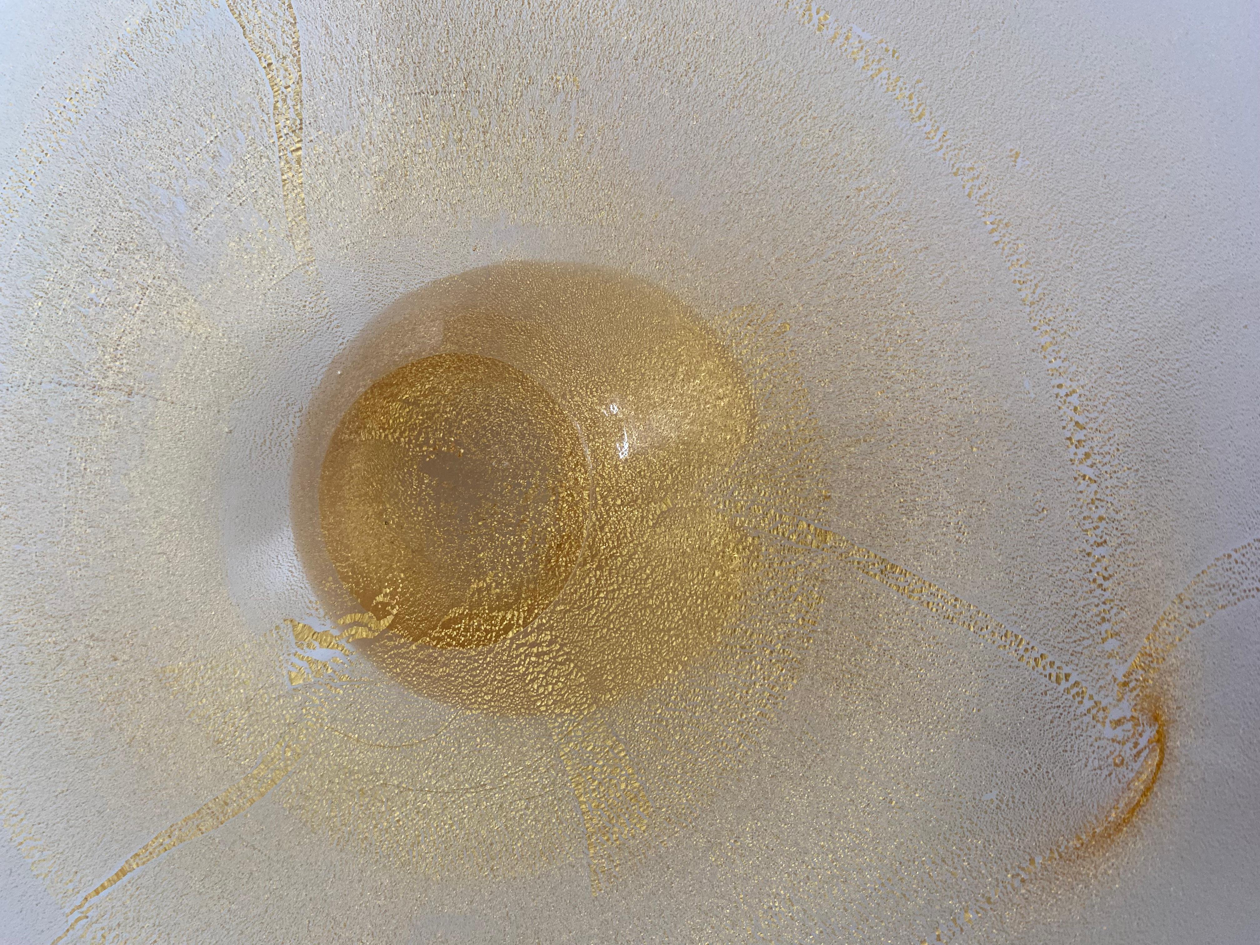 Mid-Century Modern 1980 Elsa Peretti for Tiffany GOLD INFUSED Cake Plate BONE SERIES Tableware en vente