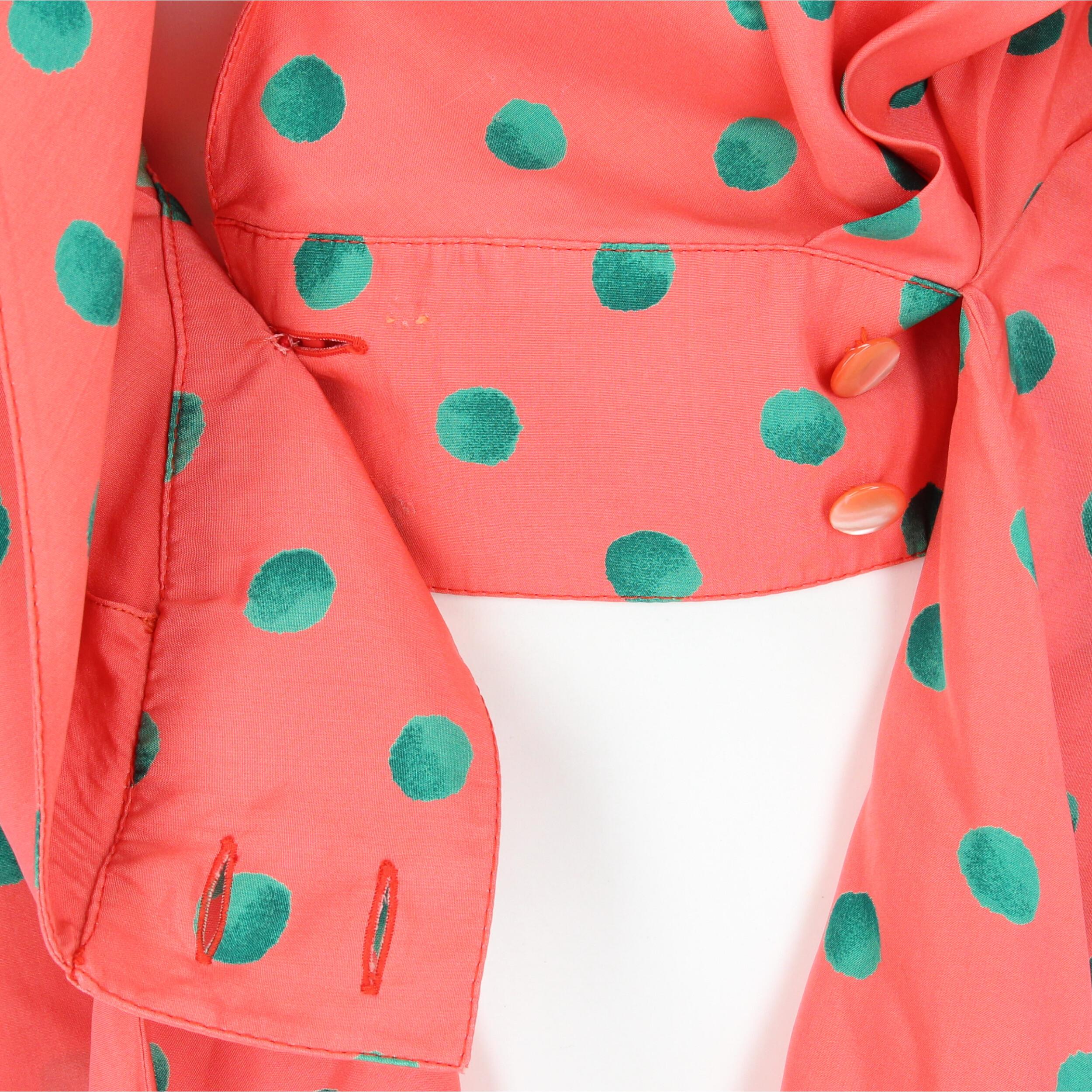 1980s Emanuel Ungaro Polka-Dots Top 2