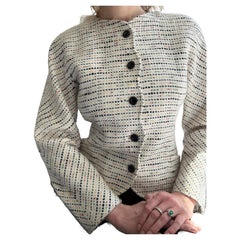 1980er Emanuel Unngaro Bouclé-Jacke