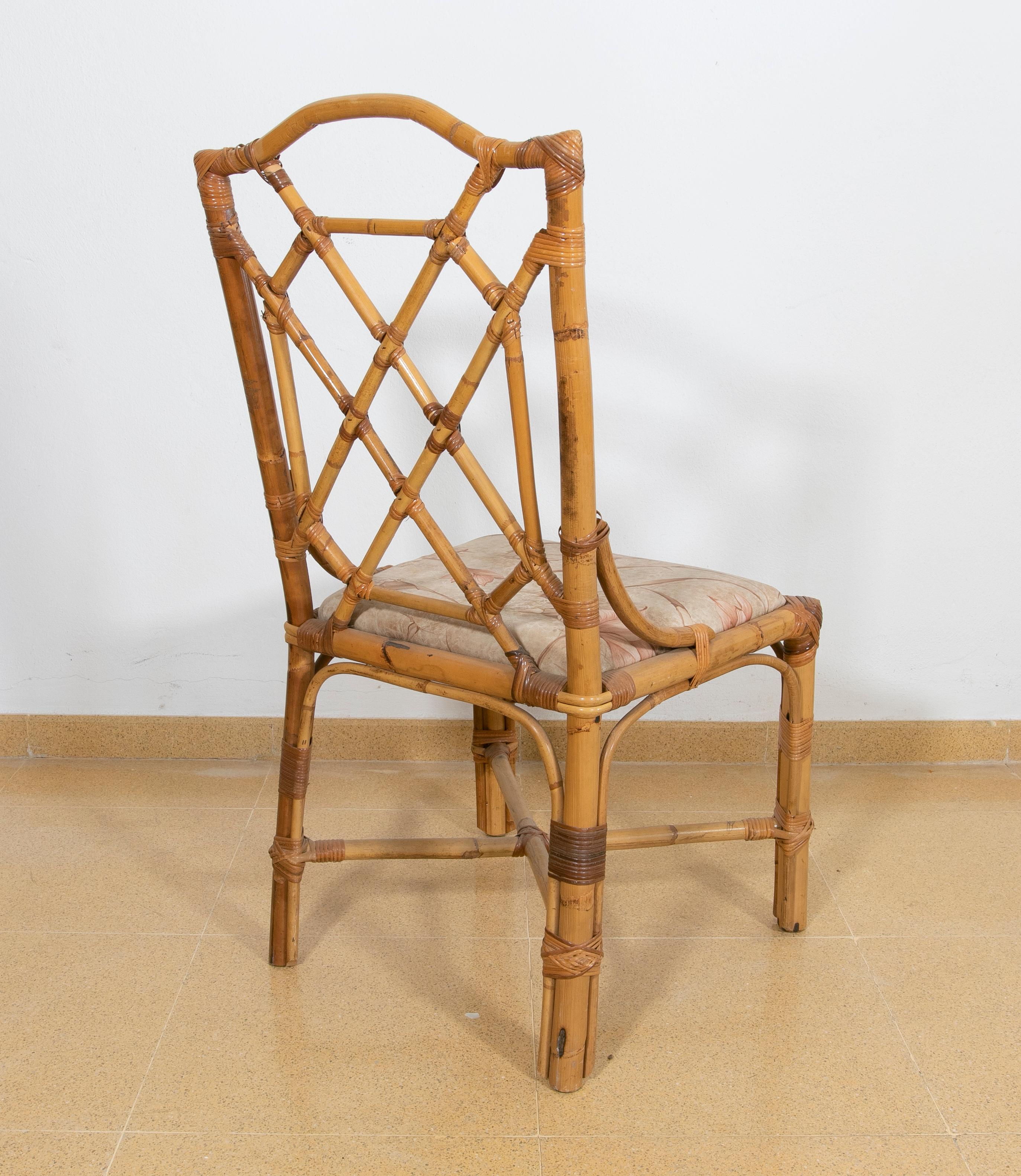 1980s, English Bamboo Chair  For Sale 2